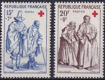Frankrijk- 1957 - Rode kruis - Postfris, Verzenden, Postfris