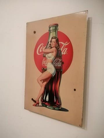 Coca-Cola - Mingozzi - Reclamebord - 2000 - metaalplaat