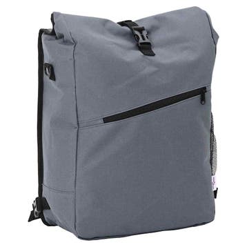 vidaXL Fietstas Grijs 33 x 16 x 60 cm Polyester, Verzenden, Nieuw