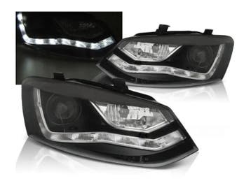 Daylight Black koplampen geschikt voor VW Polo 6R 09-03.14, Auto-onderdelen, Verzenden, Nieuw, Volkswagen