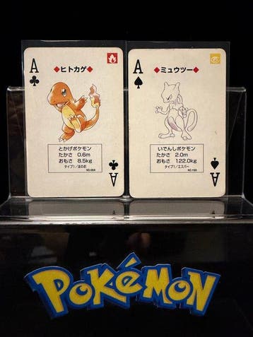 Pokémon - 4 Card - Vintage 1996 Pokémon 4 Poker Playing Card