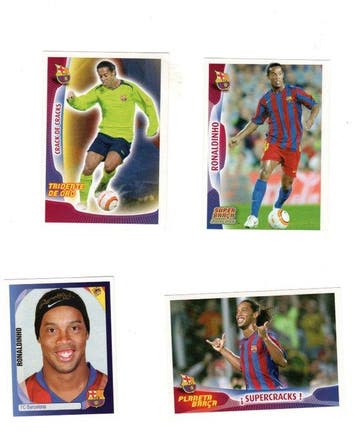 Panini Super Barça, UEFA Champions League, Calciatori, Nieuw