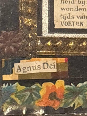 Œuvre monastique – reliquaire – Ste Coleta - Verre, Bois,, Antiquités & Art