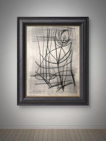Silvin Bronkart (1915-1967) - Grande composition abstraite