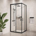 Douchecabine Dakota 80 x 80 x 190 cm Zwart, Doe-het-zelf en Bouw, Verzenden, Nieuw