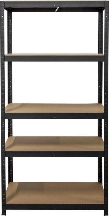 OPBERGREK 5 Planken Zwart, Verzenden