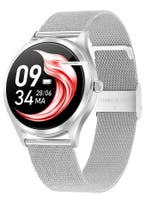 Actyve Smartwatch Dames Zilver - Geschikt voor elke laptop, Handtassen en Accessoires, Smartwatches, Verzenden, Nieuw, Actyve