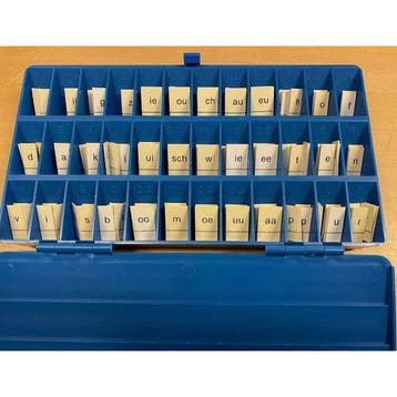 Letterdoos Blauw compleet, Verzenden, Nieuw