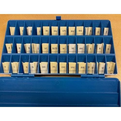 Letterdoos Blauw compleet, Boeken, Schoolboeken, Verzenden