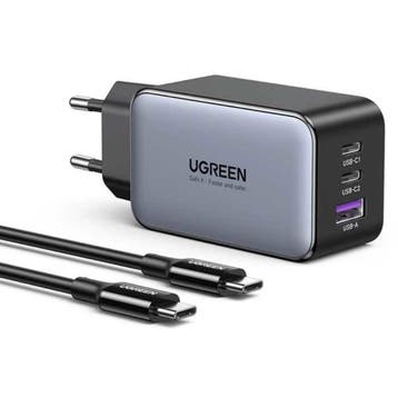 65W Stekkerlader met 100W Oplaadkabel - GaN / Quick Charge, Verzenden