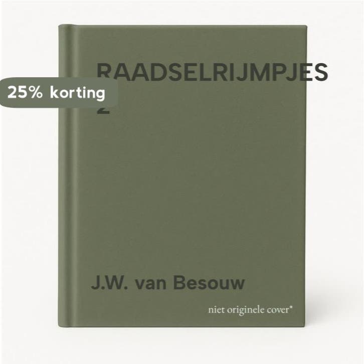 RAADSELRIJMPJES 2 9789025290559 J.W. van Besouw, Boeken, Gedichten en Poëzie, Gelezen, Verzenden