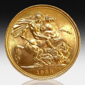Verenigd Koninkrijk. Elizabeth II. Sovereign 1958