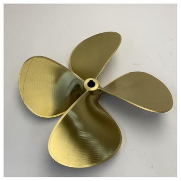 Bieden: Michigan Propellers 4-Blade Brass Propeller GL469 2, Ophalen of Verzenden, Nieuw