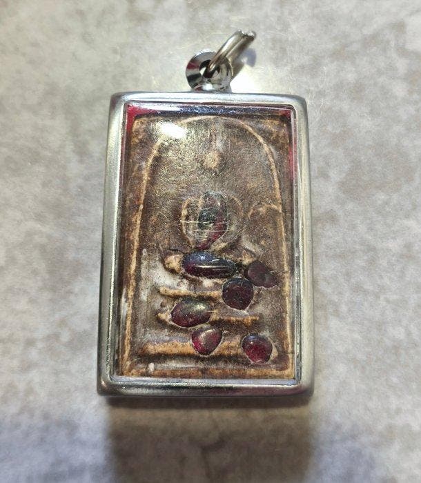 Amulet - Thailand 10 Thaise Boeddhistische Amuletten (Zonder, Antiquités & Art, Art | Art non-occidental