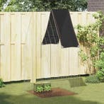 vidaXL Konijnenkooi Zilver 100 x 100 x 210 cm Gegevens staal, Verzenden, Nieuw