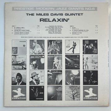 Miles Davis - Relaxin (1st Dutch mono!) - Disque vinyle