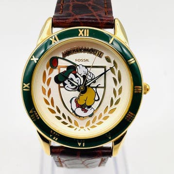 Fossil - Mickey Mouse Limited Edition Golf Theme Watch -, Nieuw