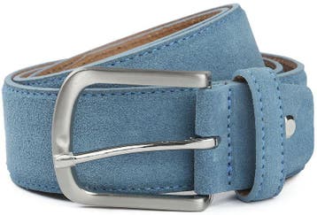 Suitable Riem Suède Leer Blauw maat 105 Heren, Vêtements | Hommes, Ceintures, Verzenden, Riem of Ceintuur