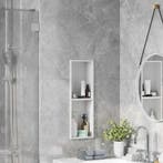 vidaXL Douche Niche Wit 60 x 20 x 9,5 cm Roestvrij staal, Bricolage & Construction, Verzenden