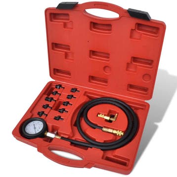 vidaXL Motor en olie druk test set, Verzenden