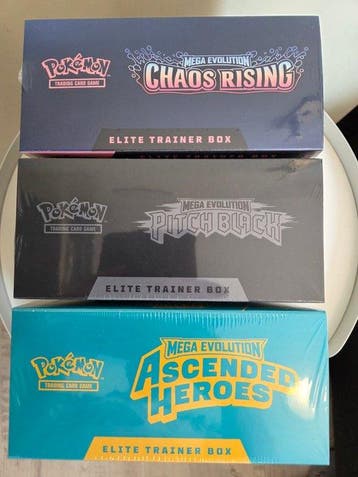 Pokémon - 3 Elite trainer box - 3 x mix elite trainer boxen, Nieuw