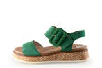 Rieker Sandalen in maat 37 Groen, Verzenden, Sandalen of Muiltjes, Zo goed als nieuw, Groen