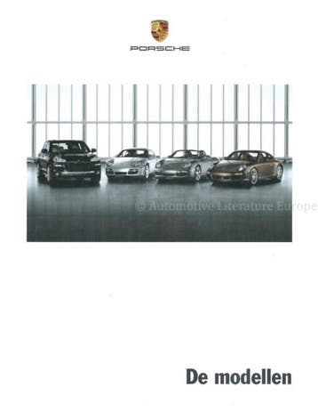 2009 PORSCHE PROGRAMMA BROCHURE NEDERLANDS