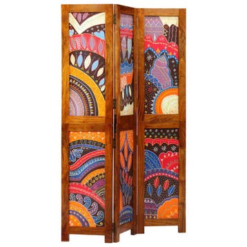 vidaXL Kamerverdeler Honing bruin 105 x 1,5 x 160 cm, Verzenden