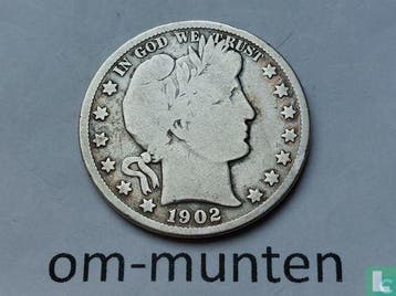 Verenigde Staten ½ dollar 1902 (S), Verzenden, Losse munt