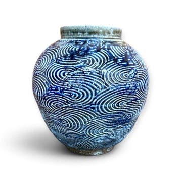 Tetsuhiko Ishijima – Mashiko-yaki vaas met