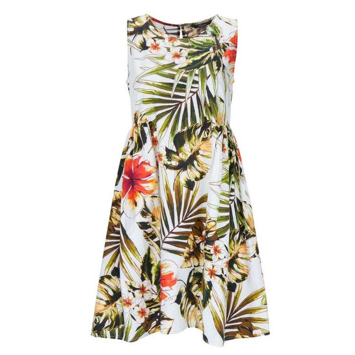 Princess goes Hollywood • midi jurk met palm print • 36, Vêtements | Femmes, Pulls & Gilets, Envoi