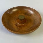 Schaal - Hout - Vintage - Elm wood Walnoot bowl - Nutcracker