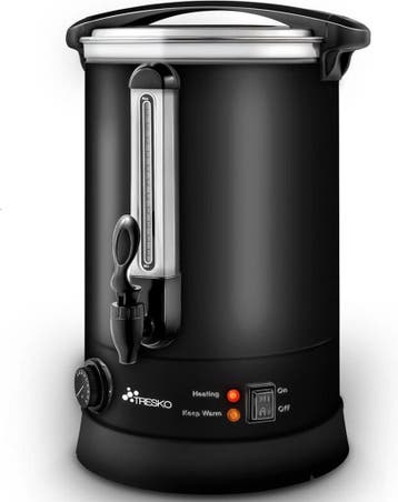 Weckketel - Inmaakketel - Gluhweinketel - 6,8L - Zwart - TRE, Verzenden, Nieuw