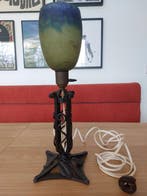 degué - Lampe - fer forgé, Antiek en Kunst