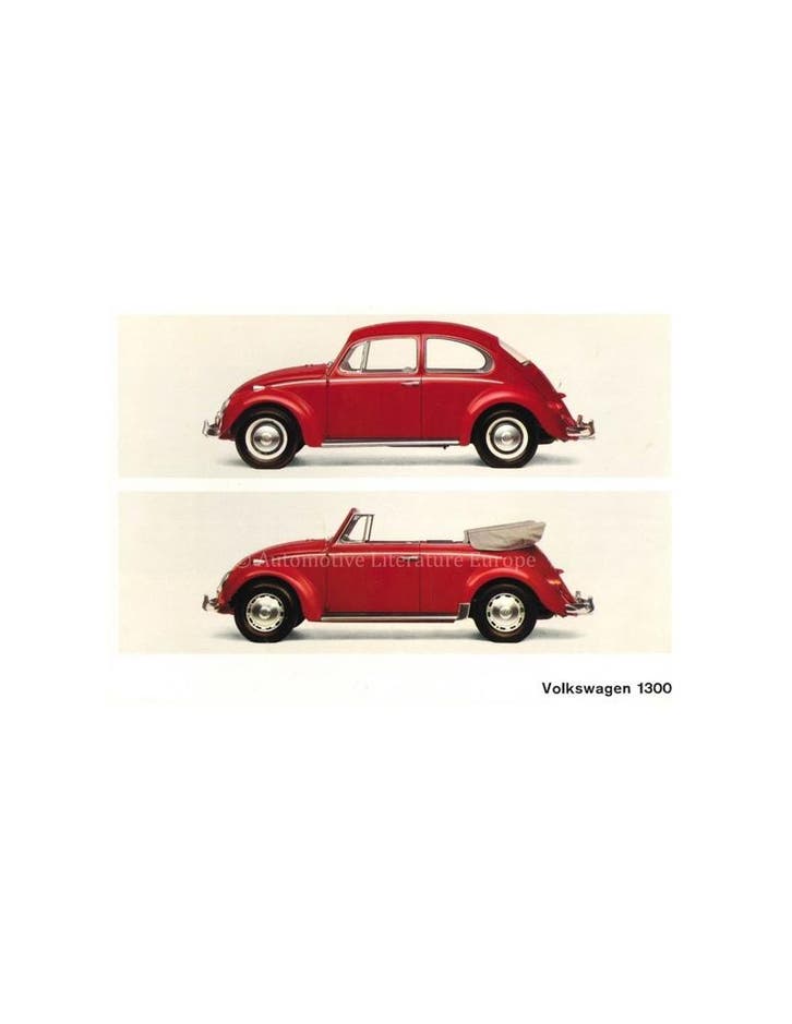 1965 VOLKSWAGEN KEVER KLEUREN BROCHURE, Livres, Autos | Brochures & Magazines