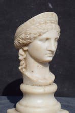 sculptuur, Busto di Hera - 14.5 cm - Marmer