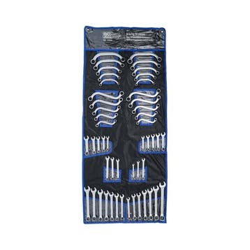 Steek-/ringsleutelassortiment Inch / Metrisch | 50-dlg BG..., Verzenden, Nieuw