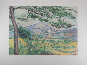 Paul Cézanne (1839-1906) - La Montagne Sainte Victoire au