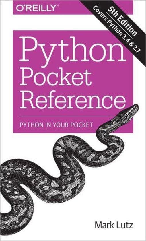 Python Pocket Reference - Lutz, Boeken, Techniek, Verzenden