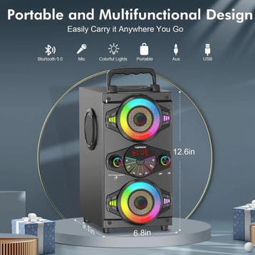 Draagbare accu Bluetooth-Luidspreker, 60W, voor Feestjes..., Audio, Tv en Foto, Ophalen of Verzenden, Nieuw