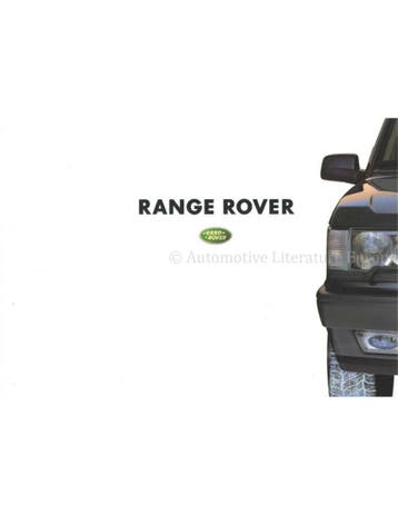 2000 RANGE ROVER BROCHURE FRANS, Nieuw