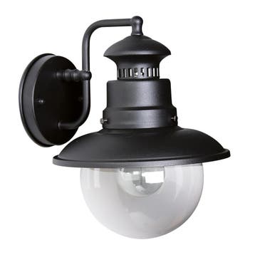Buitenverlichting wand rond Buitenlamp Salo Muurlamp Zwart, Verzenden, Nieuw
