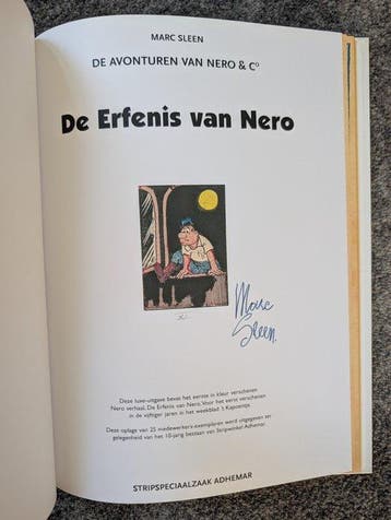 Nero - De erfenis van Nero (met rode kaft) -, Boeken, Nieuw