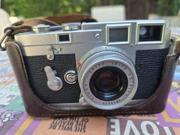 Leica M3 Double-Stroke Rangefinder Body (1954) - Elmar 50mm, Collections
