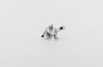 Zonder minimumprijs - Hanger - 14 karaat Witgoud - 1.01ct.