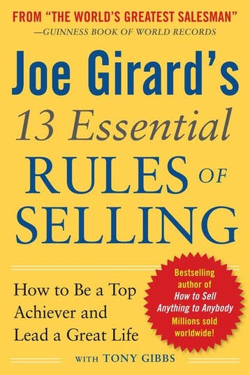 Joe Girards 13 Essential Rules Of Sellin 9780071799058, Verzenden, Zo goed als nieuw, Joe Girard