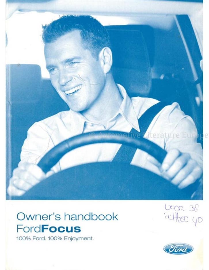 2005 FORD FOCUS INSTRUCTIEBOEKJE ENGELS, Autos : Divers, Modes d'emploi & Notices d'utilisation