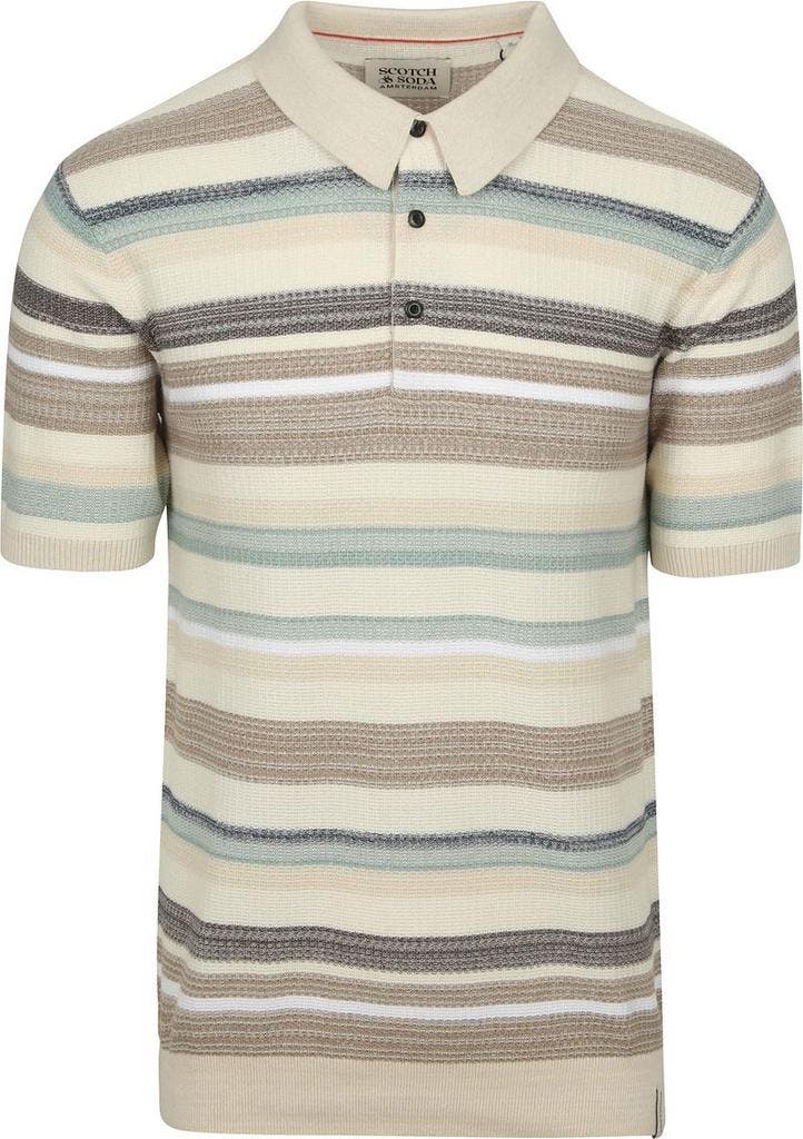 Scotch And Soda Knitted Polo Beige maat Maat 52/54 (L) Heren, Vêtements | Hommes, Polos, Envoi