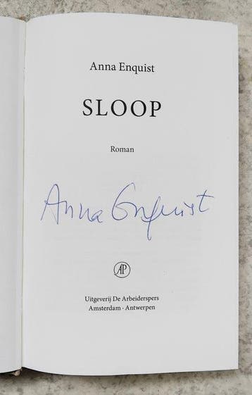 Anna Enquist - 20 titels - gesigneerd werk, een literair