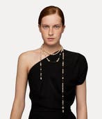 Vivienne Westwood - Drapé en couches plaqué argent - Collier